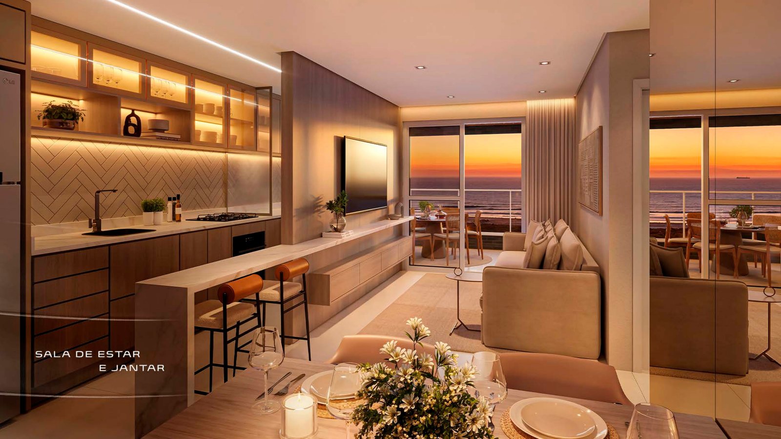 Sala de estar/jantar