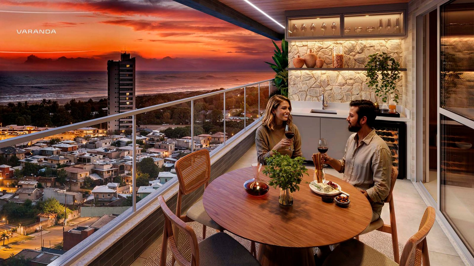 Varanda com vista